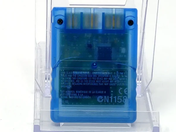 Memory Card 8 MB Azul Transparente Sony PS2 para PlayStation 2, edición PAL España, de segunda mano