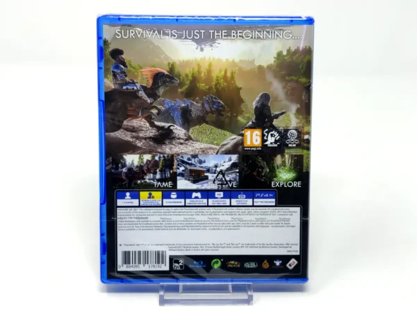 Parte trasera de ARK: Survival Evolved (UK) (Precintado) para PlayStation 4, edición PAL UK