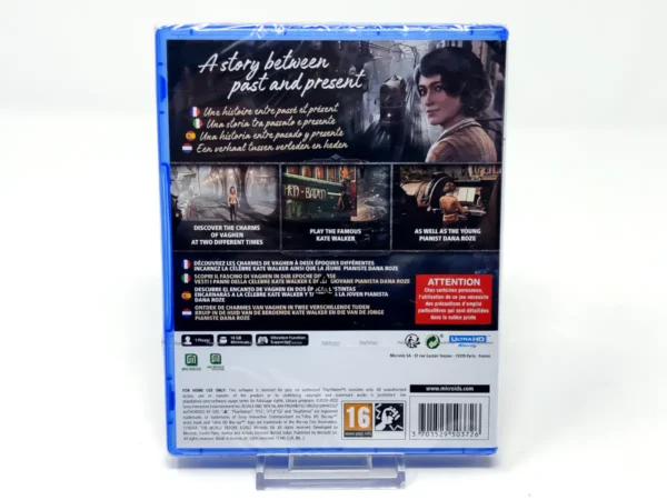 Parte trasera de Syberia: The World Before (ESP) (Precintado) para PlayStation 5, edición PAL España
