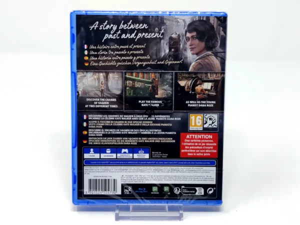 Parte trasera de Syberia: The World Before (ESP) (Precintado) para PlayStation 4, edición PAL España
