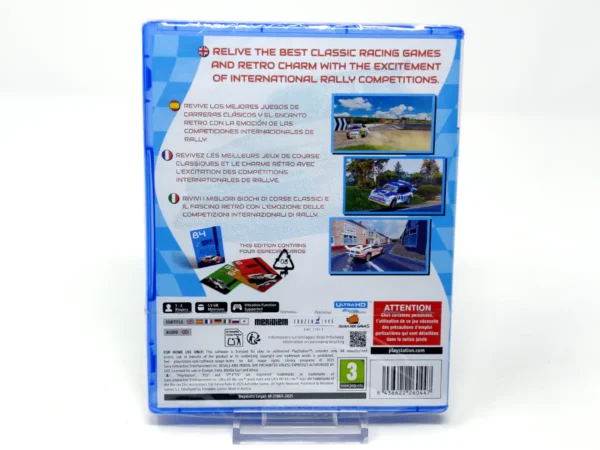 Parte trasera de Old School Rally (Special Edition) (ESP) (Precintado) para PlayStation 5, edición PAL España