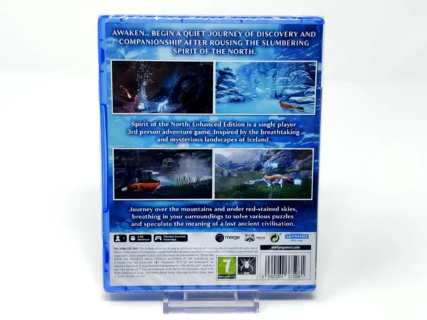 Parte trasera de Spirit of the North (Enhanced Edition) (UK) (Precintado) para PlayStation 5, edición PAL UK