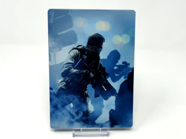 Parte trasera de Call of Duty: Ghosts (ESP) (Steelbook) para XBOX 360, edición PAL España