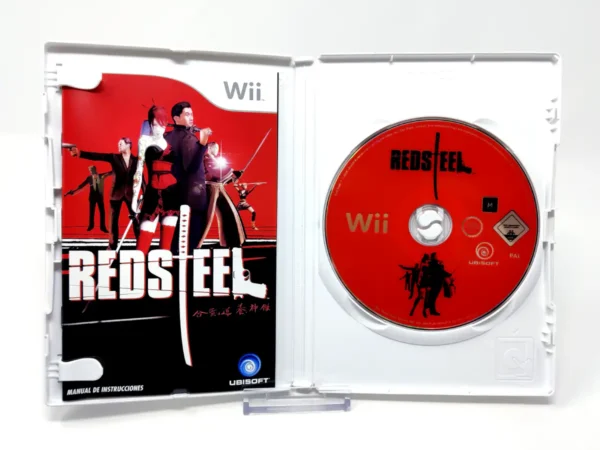 Lateral de la caja de Red Steel (ESP) para Nintendo Wii