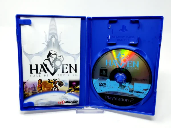 Interior del juego Haven: Call Of The King (ESP) para PlayStation 2 con disco y manual