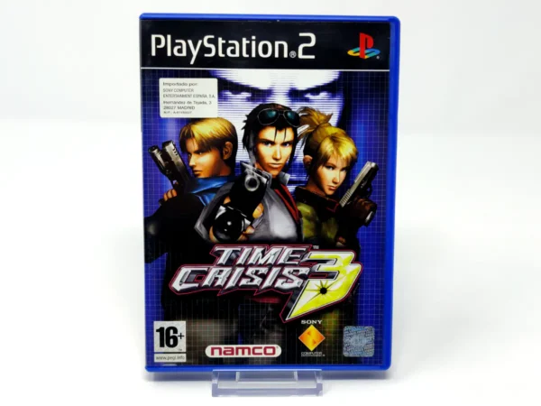 Portada de Time Crisis 3 (ESP) para PlayStation 2, edición PAL España, de segunda mano