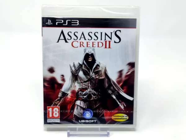 Portada de Assassin's Creed II (ESP) (v1) (Precintado) para PlayStation 3, edición PAL España, de segunda mano
