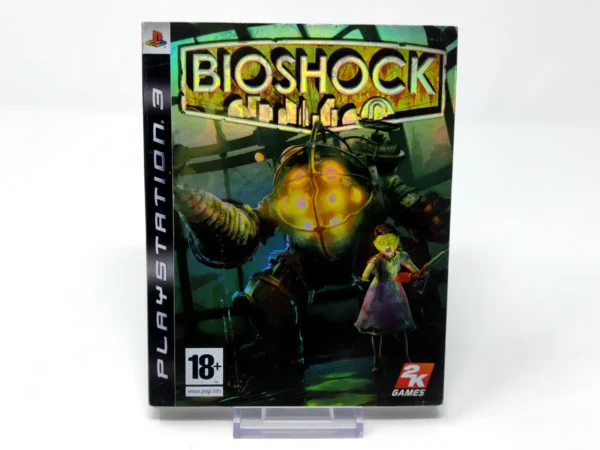 Portada de BioShock (Cubre cartón) (ESP) para PlayStation 3, edición PAL España, de segunda mano