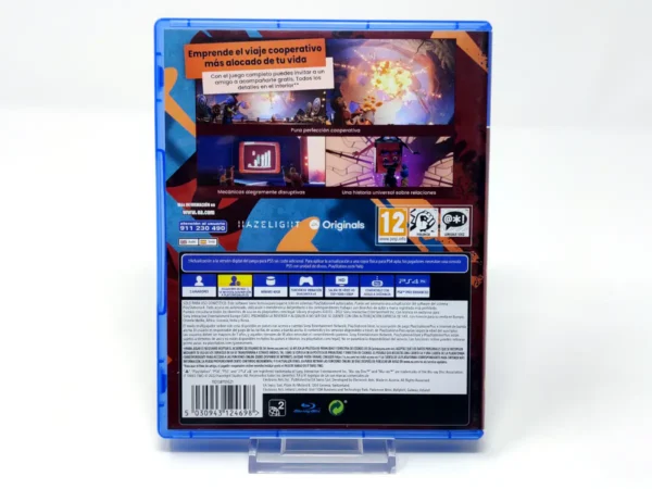 Parte trasera de It Takes Two (ESP) (v2) para PlayStation 4, edición PAL España