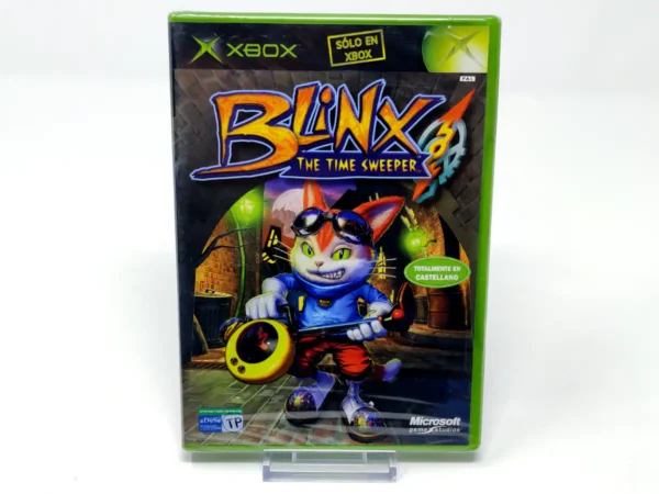 Portada de Blinx: The Time Sweeper (ESP) (Precintado) para XBOX, edición PAL España, de segunda mano