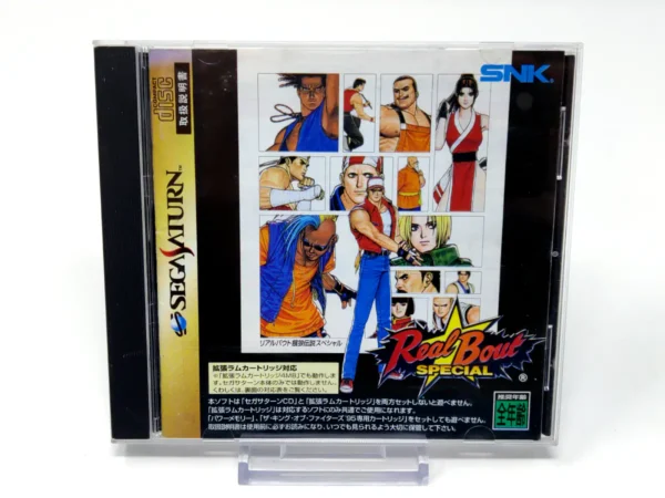 Portada de Real Bout Fatal Fury Special (JAP) para Sega Saturn, edición NTSC Japón, de segunda mano