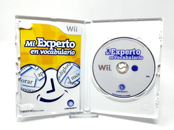 Lateral de la caja de Mi Experto en Vocabulario (ESP) para Nintendo Wii