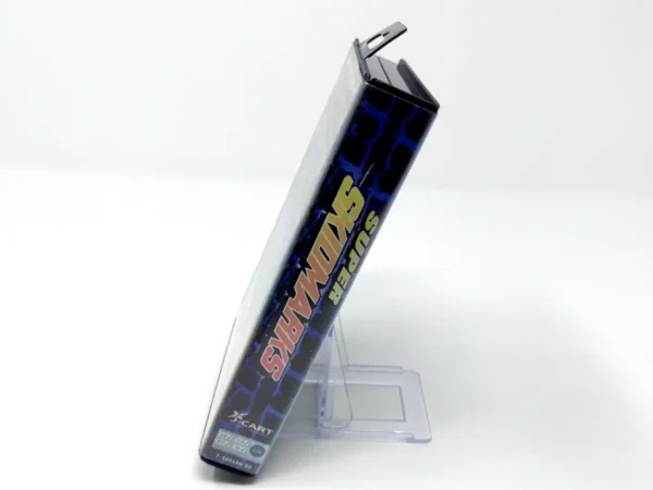 Interior del juego Super Skidmarks (ESP) para Sega Mega Drive con disco y manual