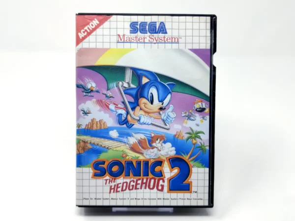 Portada de Sonic the Hedgehog 2 (ESP) (Rebajado) para Sega Master System, edición PAL España, de segunda mano