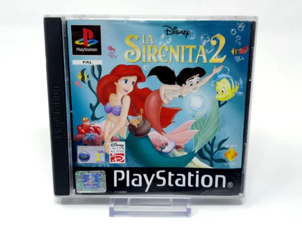 Portada de Disney La Sirenita 2 (ESP) para PlayStation 1, edición PAL España, de segunda mano