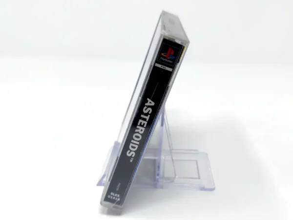 Lateral de la caja de Asteroids (ESP) para PlayStation 1
