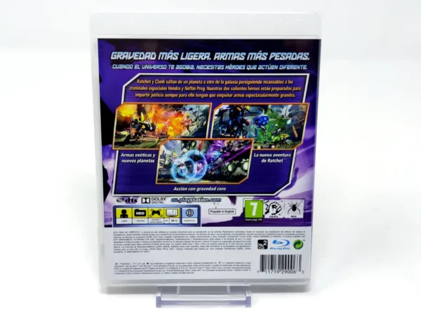 Parte trasera de Ratchet & Clank: Into the Nexus (ESP) (Rebajado) para PlayStation 3, edición PAL España