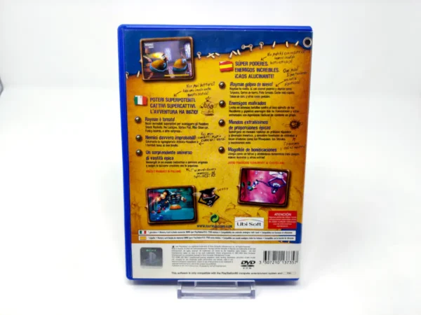 Parte trasera de Rayman 3: Hoodlum Havoc (ESP) (Rebajado) para PlayStation 2, edición PAL España