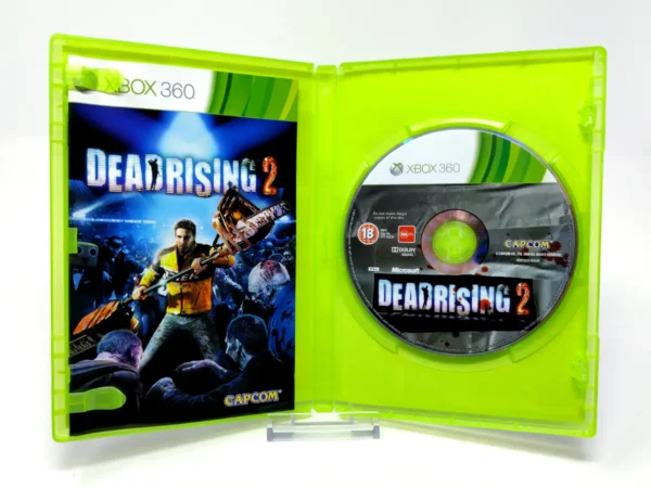 Interior del juego Dead Rising 2 (ESP) para XBOX 360 con disco y manual