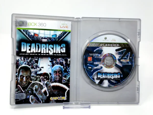 Interior del juego Dead Rising (Classics) (ESP) para XBOX 360 con disco y manual
