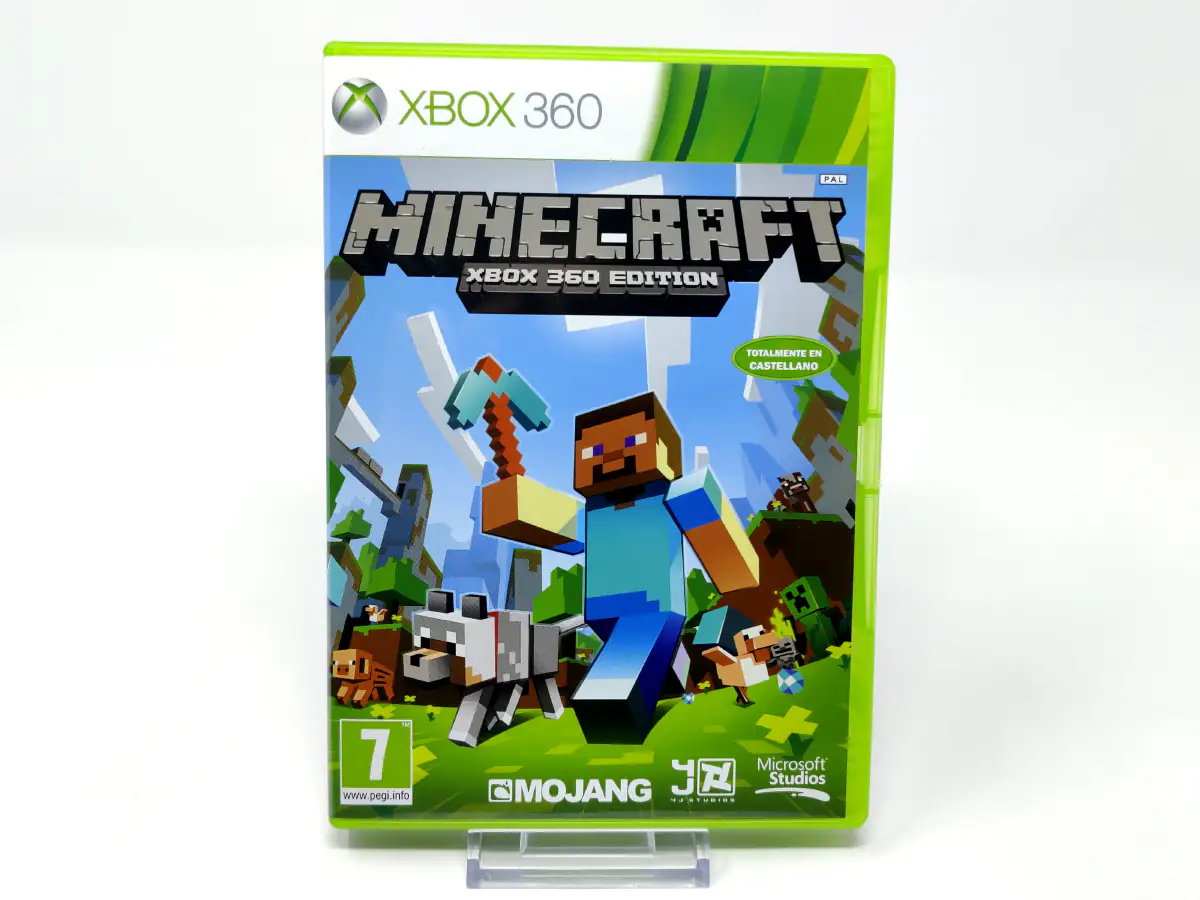 Portada de Minecraft (XBOX 360 Edition) (ESP) para XBOX 360, edición PAL España, de segunda mano