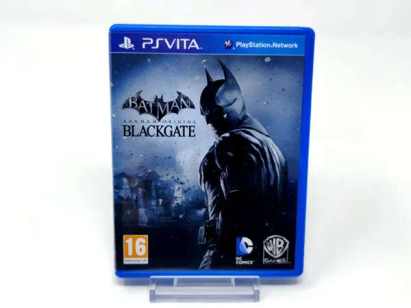 Portada de Batman: Arkham Origins Blackgate (ESP) para PS Vita, edición PAL España, de segunda mano