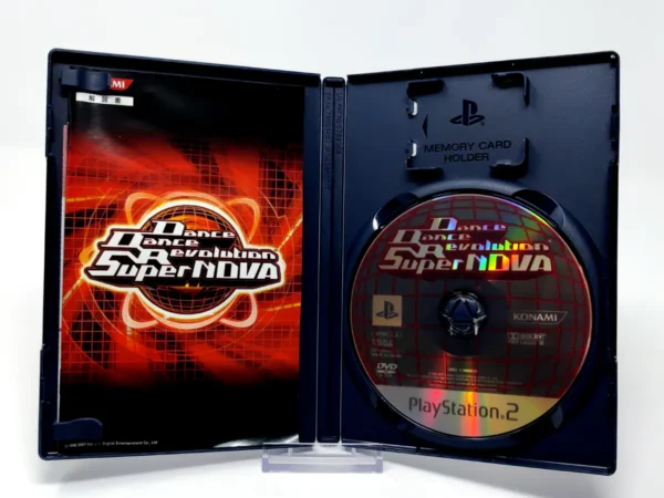Lateral de la caja de Dance Dance Revolution SuperNova (JAP) para PlayStation 2