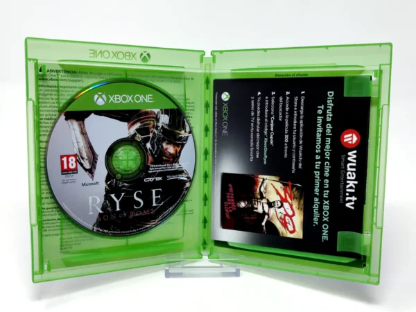 Lateral de la caja de Ryse: Son of Rome (ESP) para XBOX One