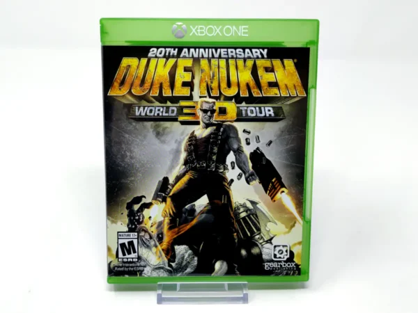 Portada de Duke Nukem 3D: 20th Anniversary World Tour (USA) para XBOX One, edición NTSC USA, de segunda mano