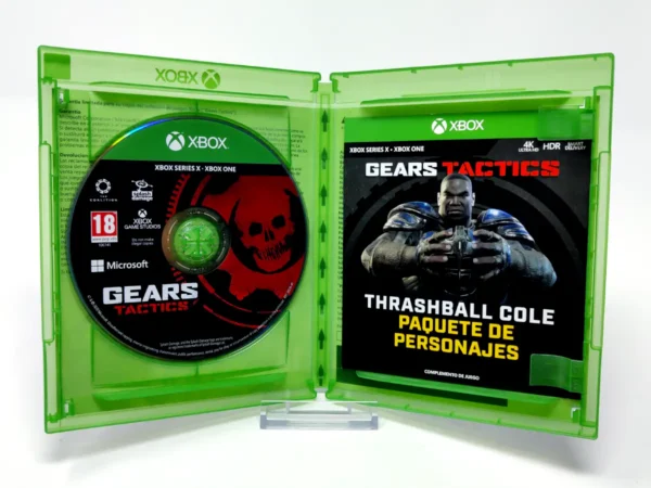 Lateral de la caja de Gears Tactics (ESP) para XBOX One / Series X/S