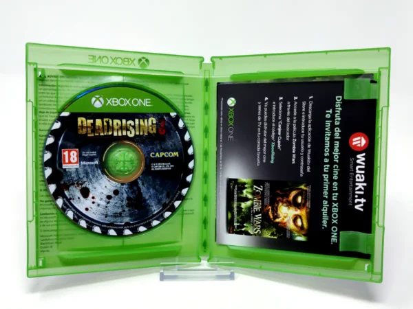 Interior del juego Dead Rising 3 (Day One Edition) (ESP) con disco y manual