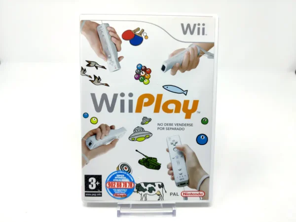 Portada de Wii Play (ESP) (v2) para Nintendo Wii, edición PAL España, de segunda mano