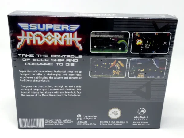 Interior del juego Super Hydorah (Classic Edition) (Limited Run) (USA) (Precintado) para PlayStation 4 con disco y manual