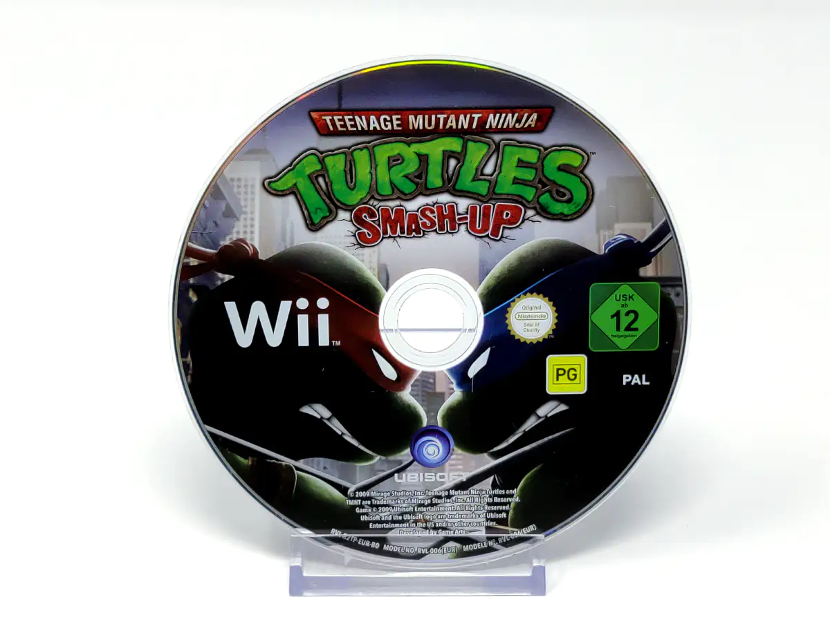 Teenage Mutant Ninja Turtles: Smash-Up (ESP) (Disco) para Nintendo Wii, edición PAL España, de segunda mano