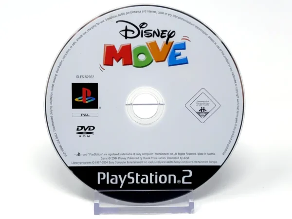 Disney Move (ESP) (Disco) para PlayStation 2, edición PAL España, de segunda mano
