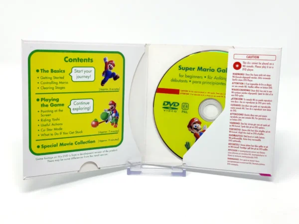 Super Mario Galaxy 2 for Beginners DVD (EUR) (Cartoncillo) para Nintendo Wii, edición PAL EUR, de segunda mano