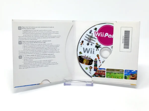 Interior del juego Wii Party (ESP) (Cartoncillo) para Nintendo Wii con disco y manual