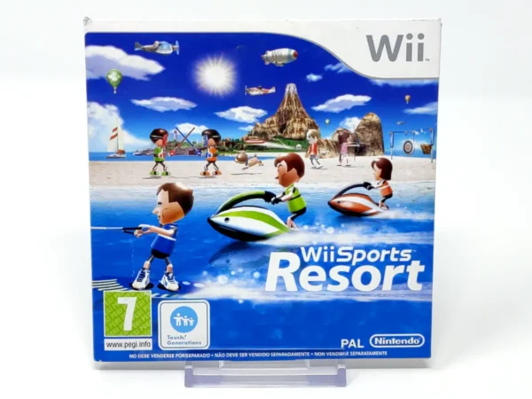 Portada de Wii Sports Resort (ESP) (Cartoncillo) para Nintendo Wii, edición PAL España, de segunda mano