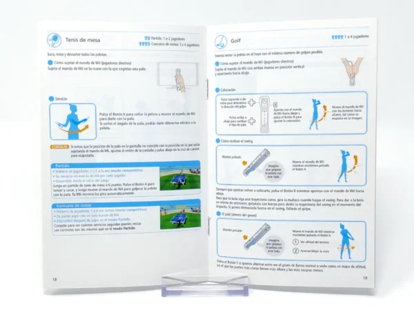 Wii Sports Resort (ESP) (Manual) para Nintendo Wii, edición PAL España, de segunda mano