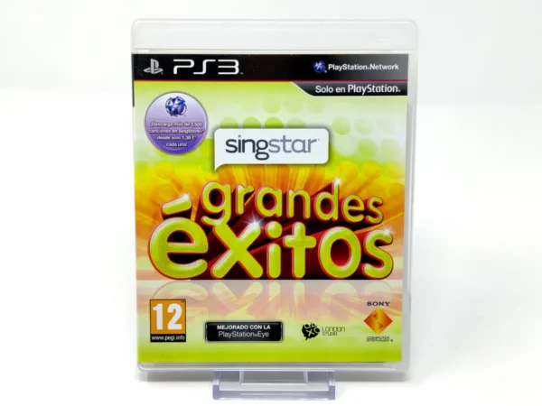 Portada de SingStar Grandes Éxitos (ESP) (Rebajado) para PlayStation 3, edición PAL España, de segunda mano