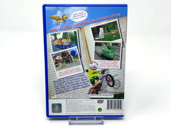 Parte trasera de Stuart Little 3: Un Enredo Fotografico (ESP) para PlayStation 2, edición PAL España