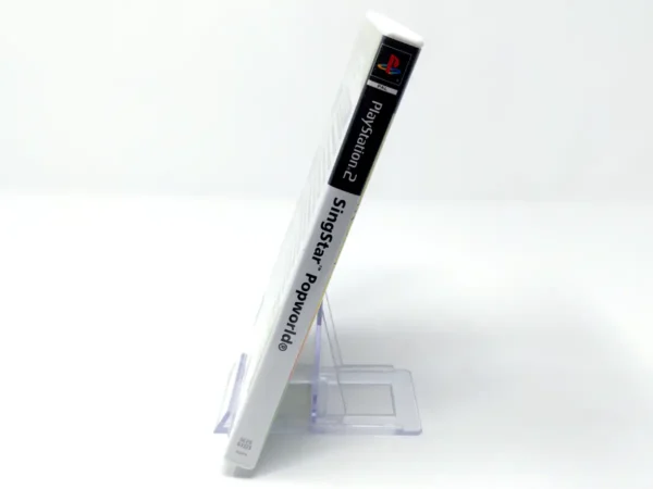 Lateral de la caja de SingStar Popworld (UK) para PlayStation 2