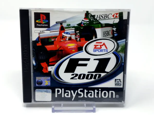 Portada de F1 2000 (EUR) para PlayStation, edición PAL EUR, de segunda mano