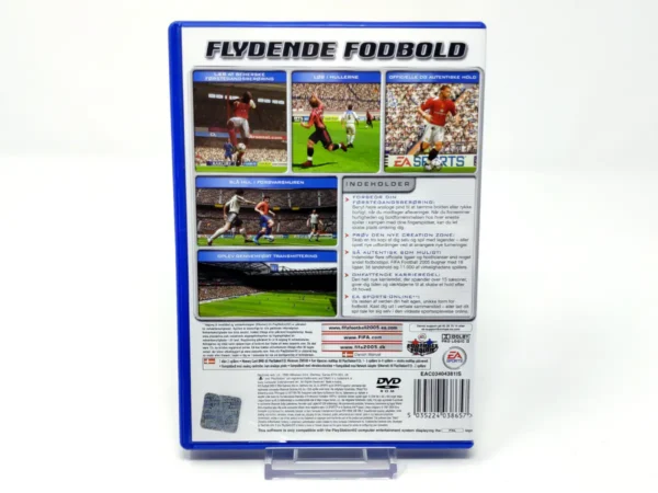 Parte trasera de FIFA Football 2005 (ESC) para PlayStation 2, edición PAL Escandinavia