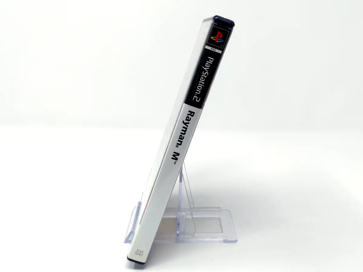 Lateral de la caja de Rayman M (ESP) para PlayStation 2