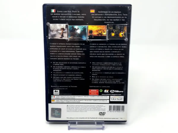Parte trasera de Evil Twin: Cyprien's Chronicles (ESP) (Rebajado) para PlayStation 2, edición PAL España
