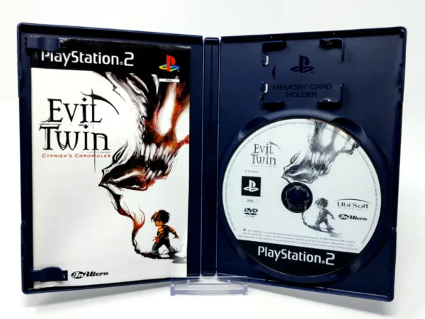 Interior del juego Evil Twin: Cyprien's Chronicles (ESP) (Rebajado) para PlayStation 2 con disco y manual