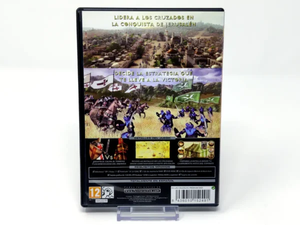 Parte trasera de Las Cruzadas (ESP) para PC, edición PAL España