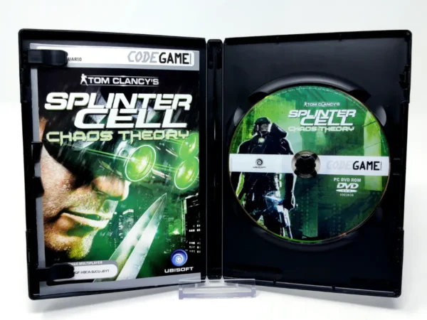 Interior del juego Tom Clancy's Splinter Cell Chaos Theory (ESP) para PC con disco y manual