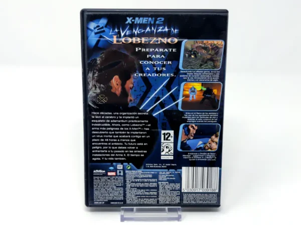 Parte trasera de X-Men 2: La Venganza de Lobezno (ESP) (Best of Activision) para PC, edición PAL España